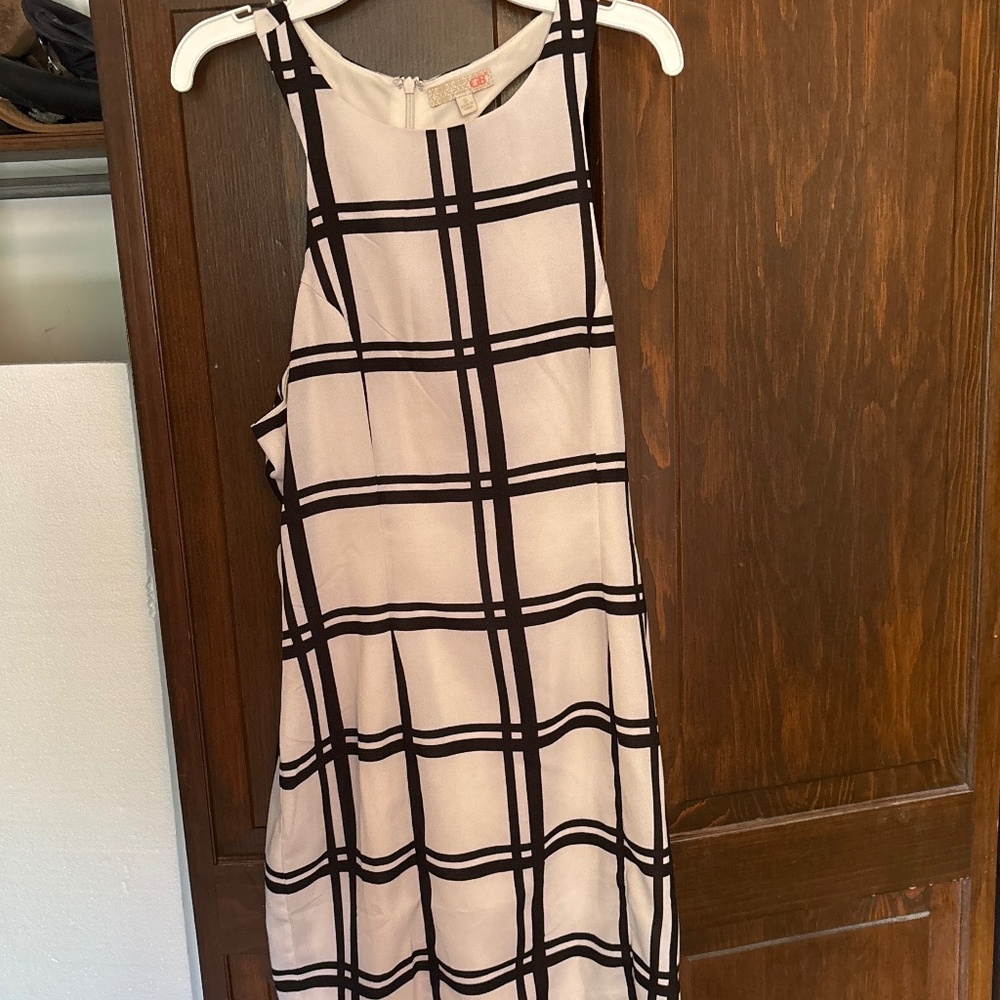 Black and white GB dress